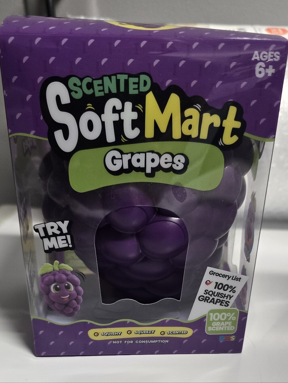 Grapes Squishy Toy - Purple